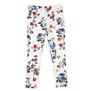 Older Girls Floral Printed Trousers